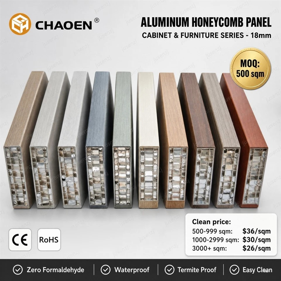 18mm Aluminum Honeycomb Core Panel Kitchen Cabinets Supplier suppliers