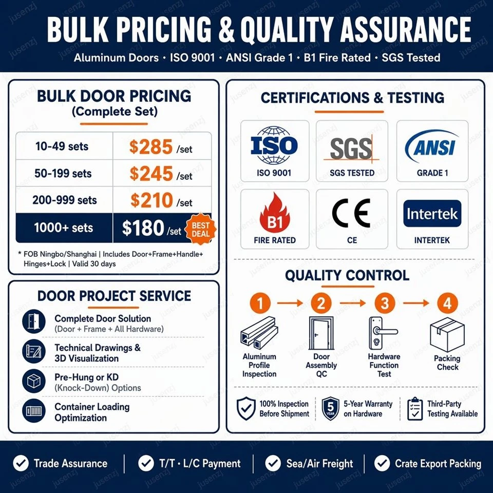 All-Aluminum Door price All-Aluminum Door price